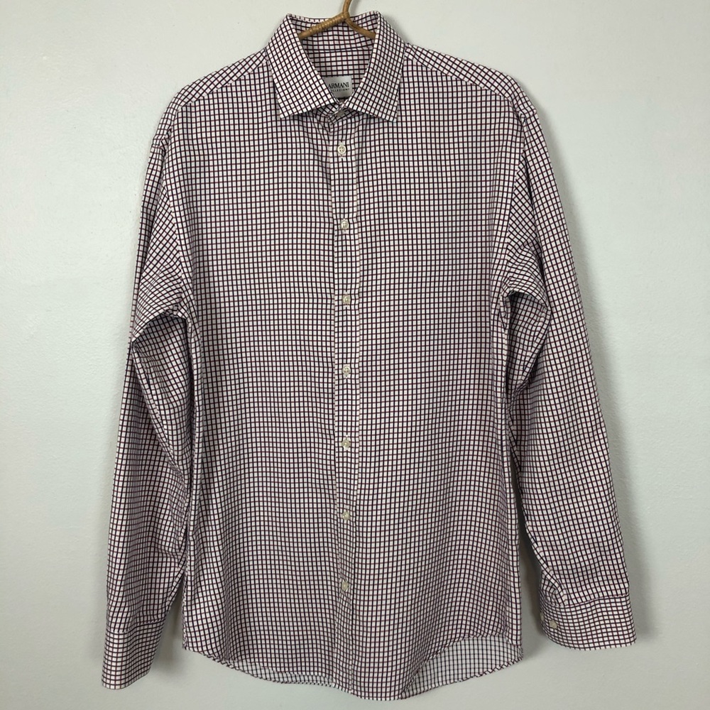 Armani Collezioni L/S Button Down Shirt SZ 39 15.5